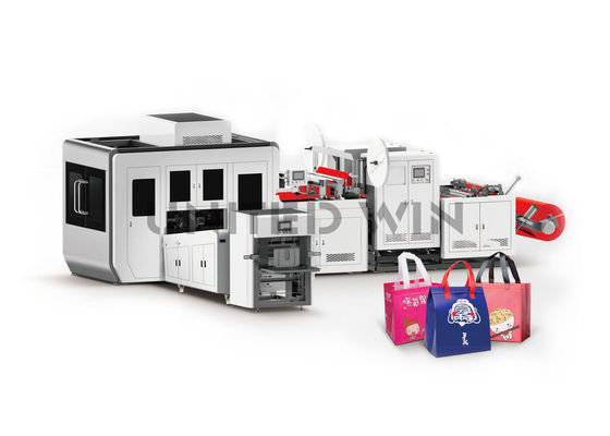 Ultrasonic Non Woven Bag Making Machine Automatic W Cut Primary Shaping 80pcs Min